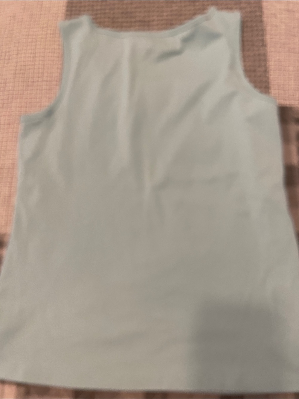 Talbots Pale Blue Scoop Neck Tank Top - Picture 3 of 3